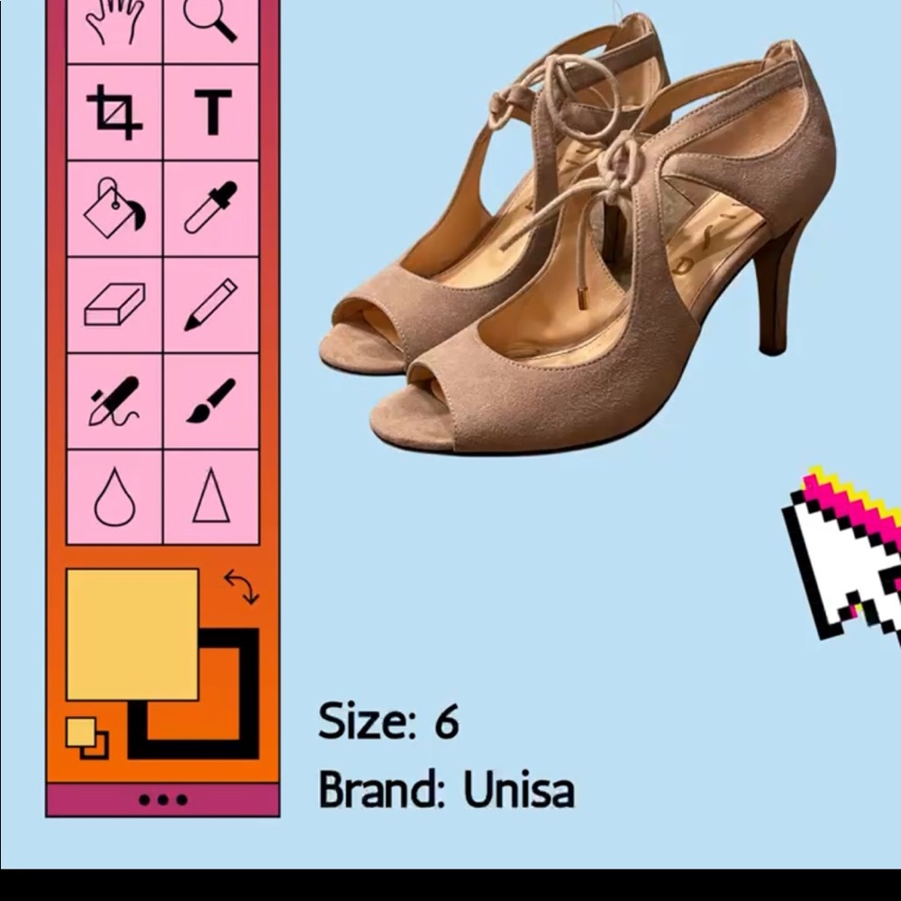 light pink heals with laces